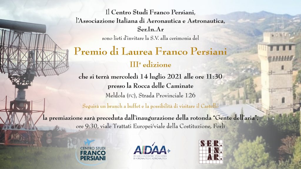 Invito premio Franco Persiani 2021